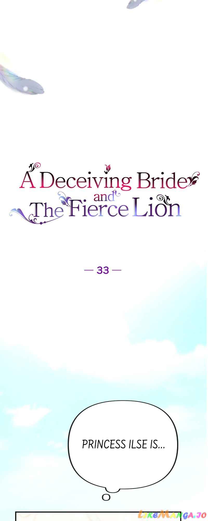 A Deceiving Bride and The Fierce Lion Chapter 33 185 04