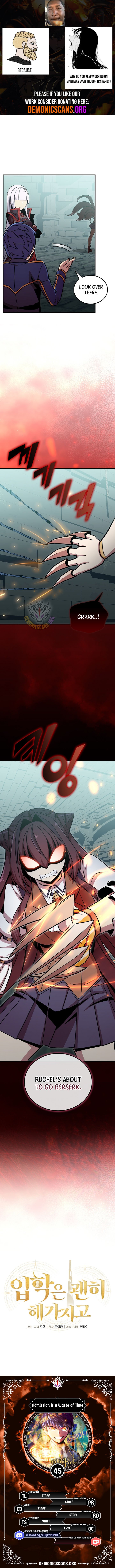 Admission is a Waste of Time Chapter 45 47 01