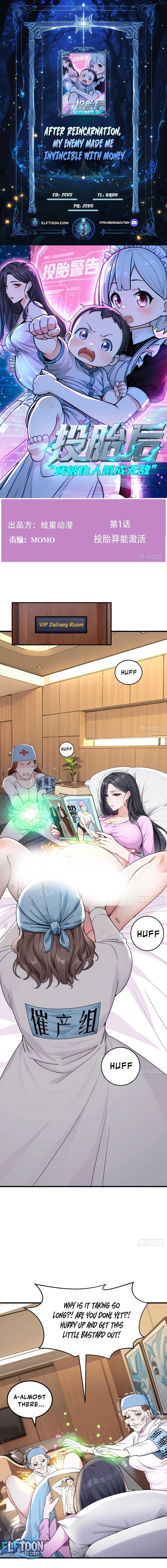 After Reincarnation, My Enemy Made Me Invincible with Money Chapter 1 59 01