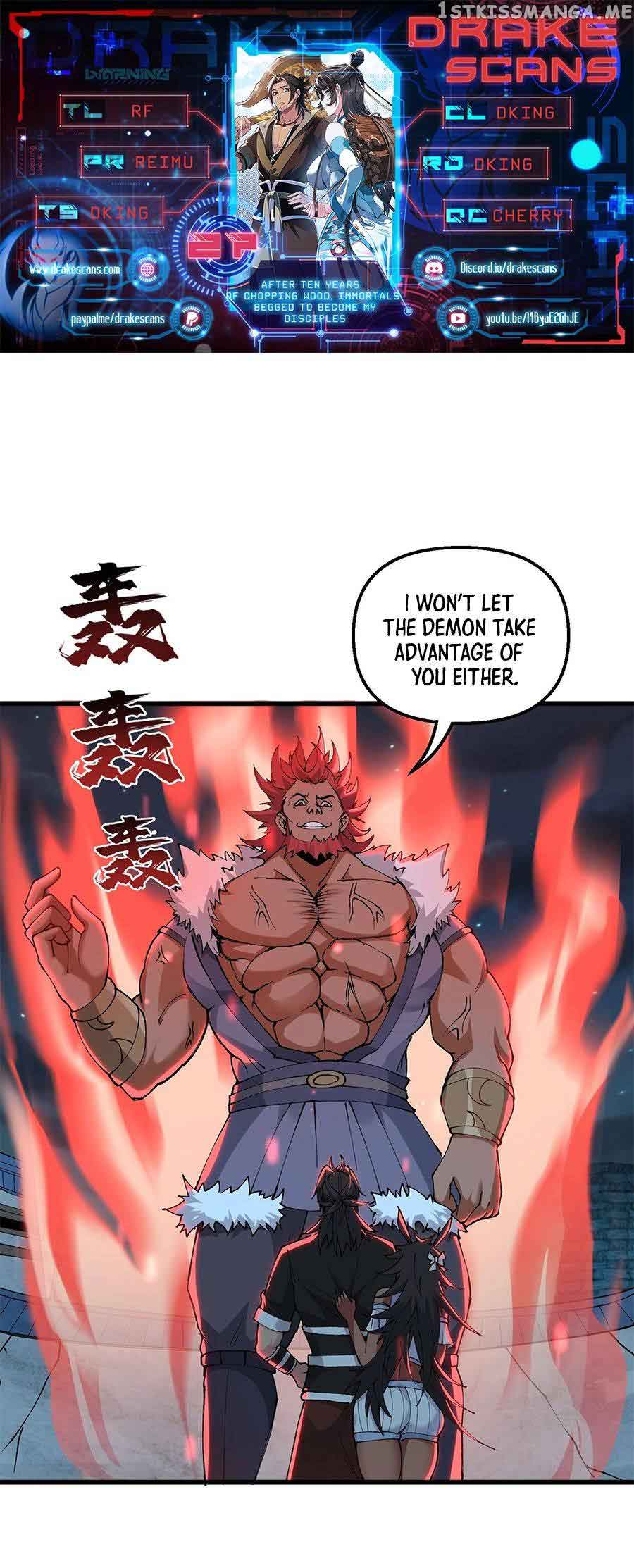 After Ten Years of Chopping Wood, Immortals Begged To Become My Disciples Chapter 27 107 01