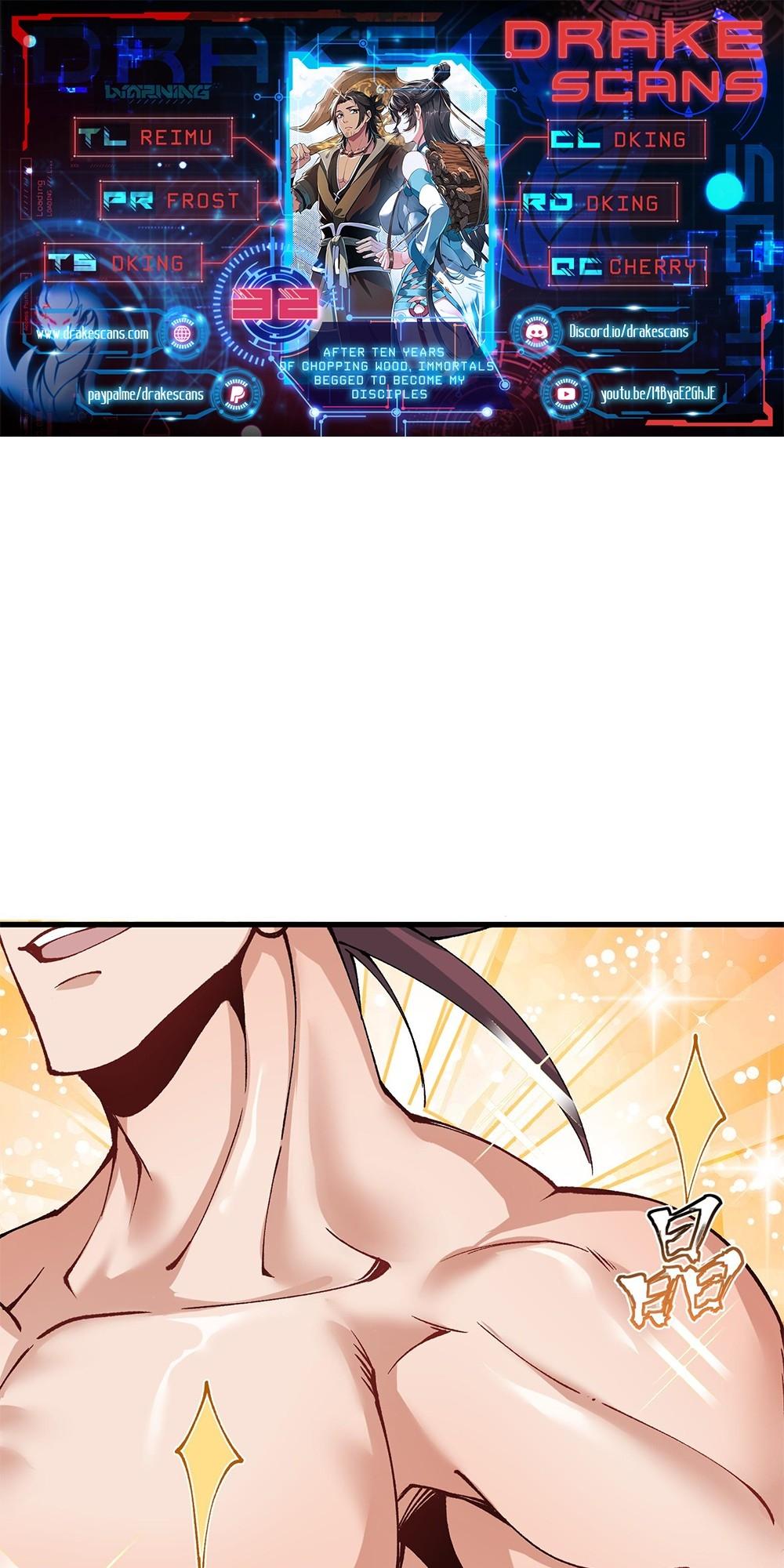 After Ten Years of Chopping Wood, Immortals Begged To Become My Disciples Chapter 32 167 01