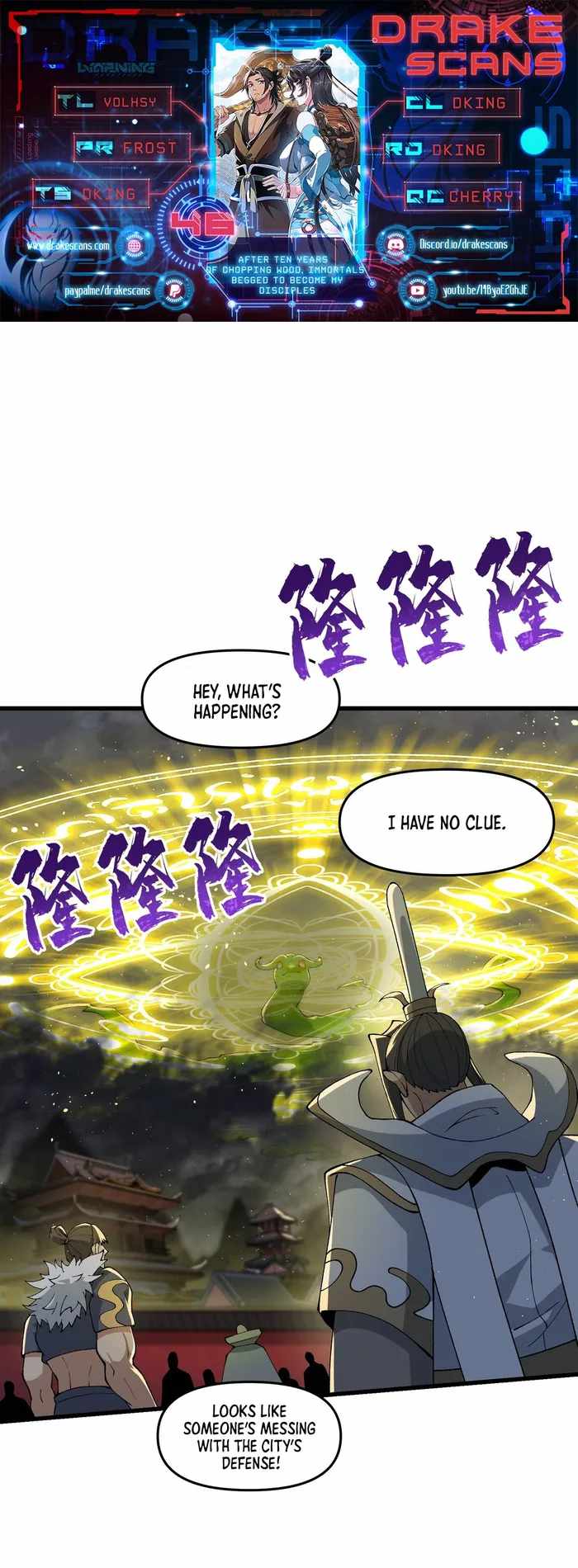 After Ten Years of Chopping Wood, Immortals Begged To Become My Disciples Chapter 46 101 02