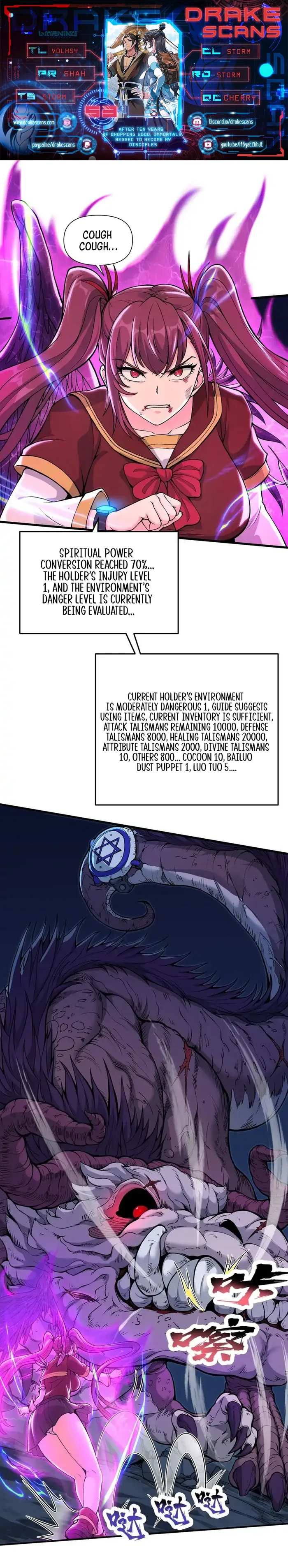 After Ten Years of Chopping Wood, Immortals Begged To Become My Disciples Chapter 53 83 01