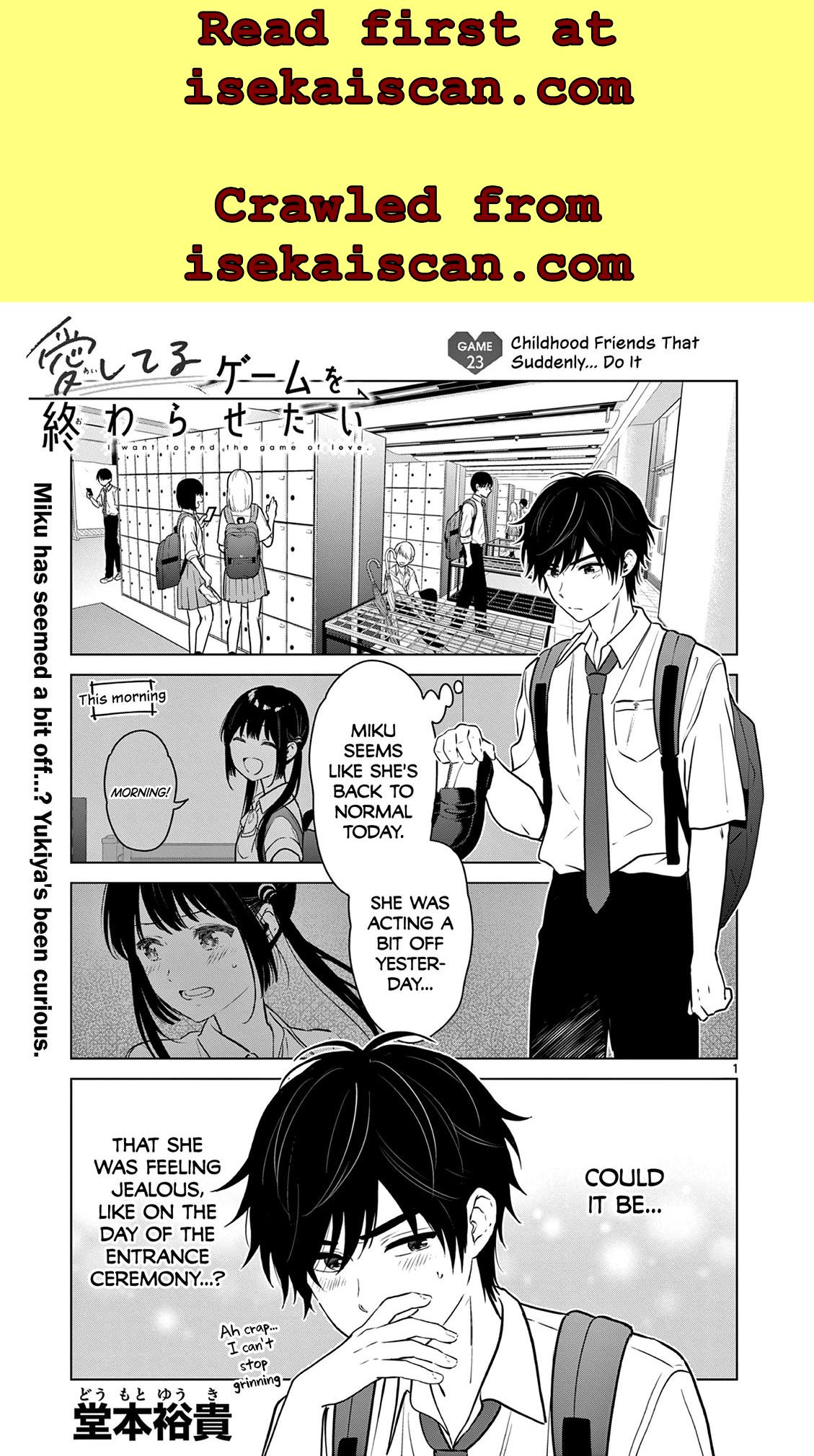 Aishiteru Game wo Owarasetai Chapter 23 62 001