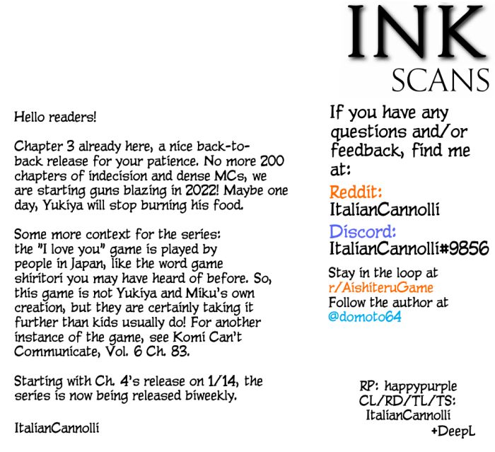 Aishiteru Game wo Owarasetai Chapter 3 91 021