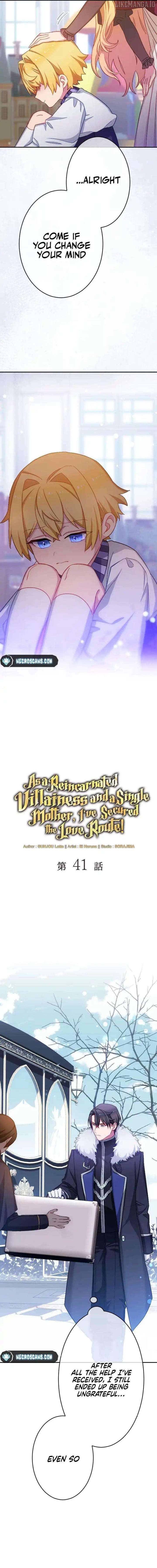 As a Reincarnated Villainess and a Single Mother, I’ve Secured the Love Route! Chapter 41 57 02