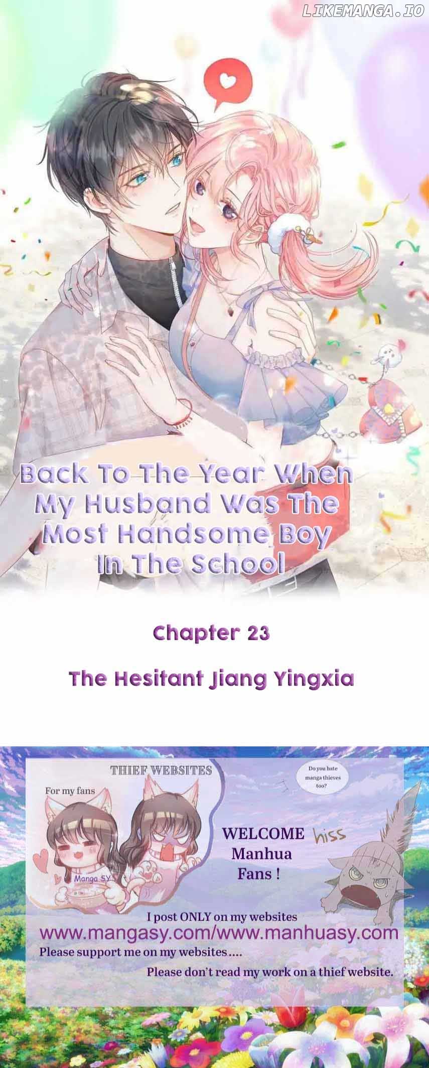 Back to the Year When My Husband was the Most Handsome Boy in the School Chapter 23 62 01