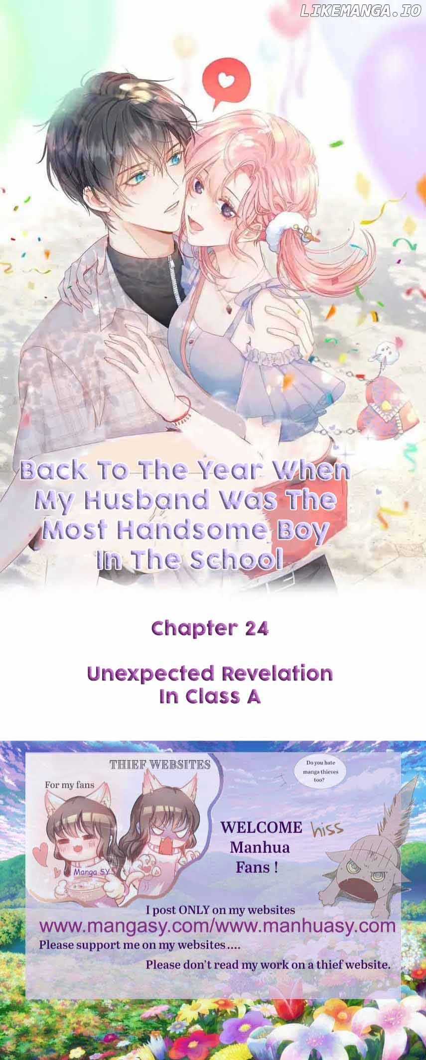Back to the Year When My Husband was the Most Handsome Boy in the School Chapter 24 62 01