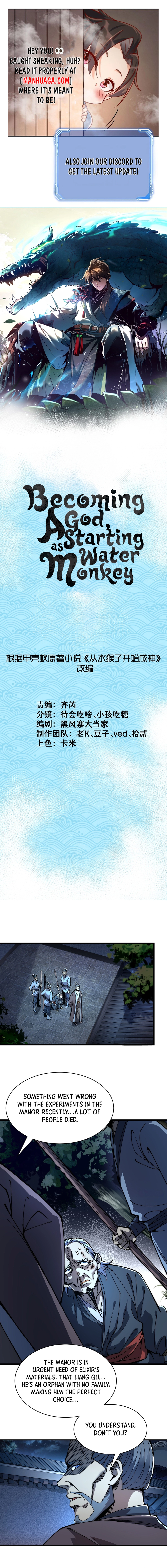 Becoming a God, Starting as water monkey Chapter 5 41 ch 5 1