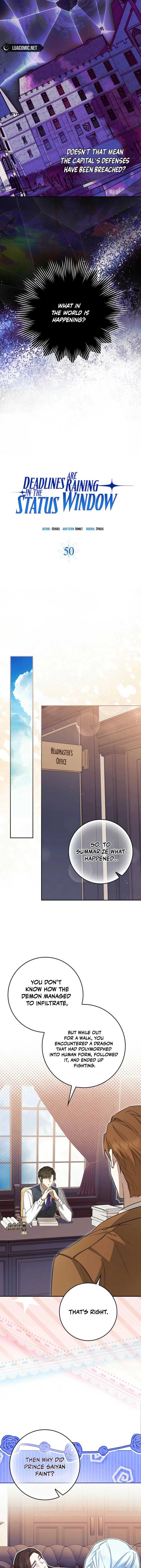 Deadlines are Raining in the Status Window Chapter 50 60 02