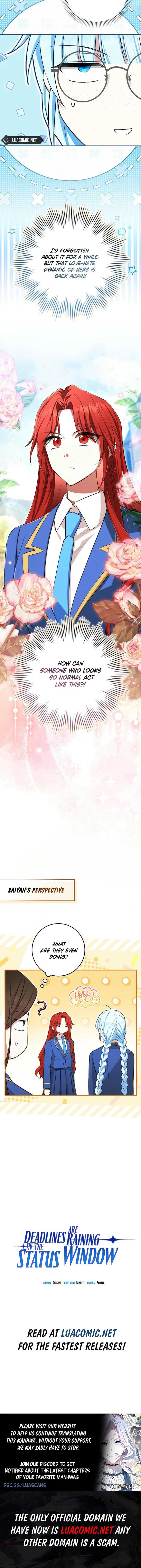 Deadlines are Raining in the Status Window Chapter 50 75 17