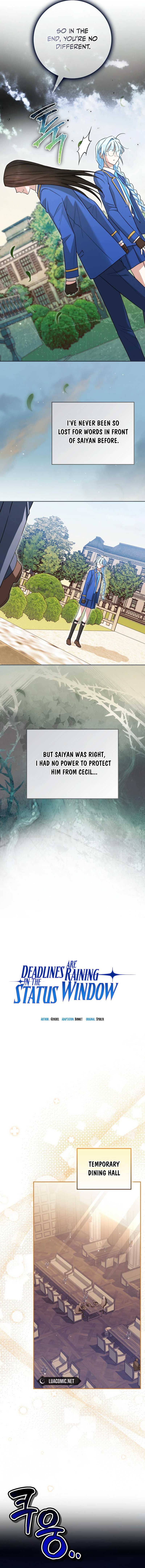 Deadlines are Raining in the Status Window Chapter 56 67 06