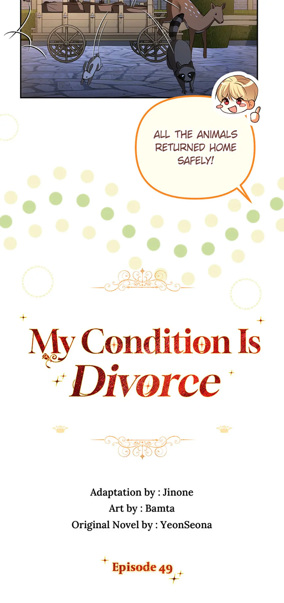 Divorce is the Condition Chapter 49 231 ch 49 20