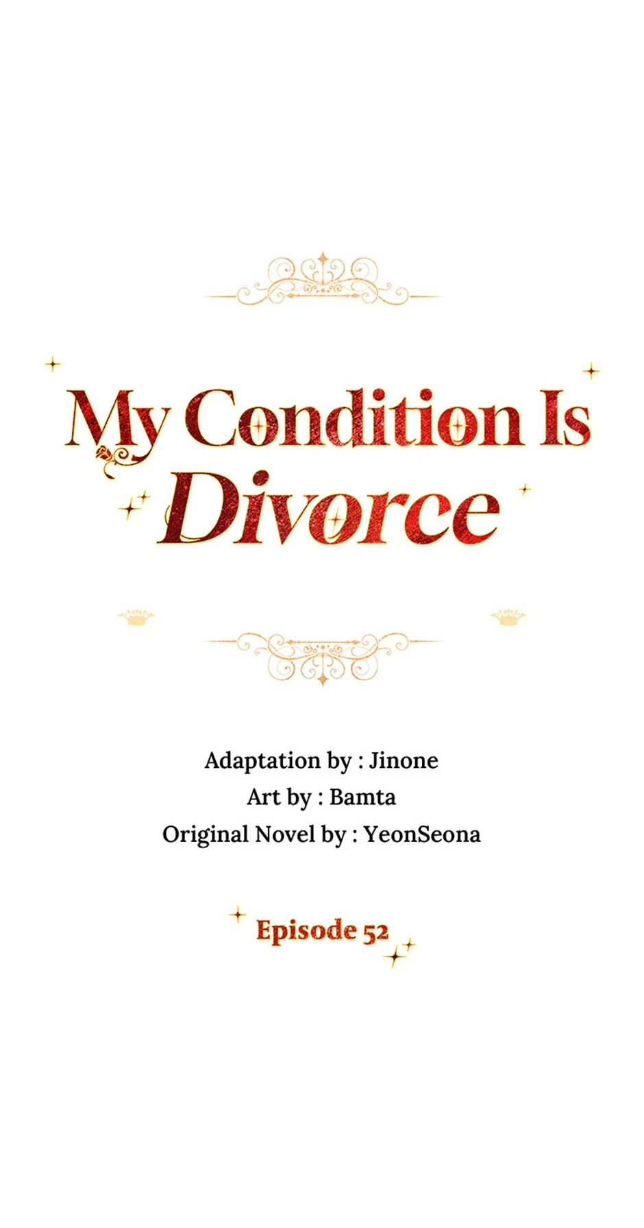 Divorce is the Condition Chapter 52 262 ch 52 33