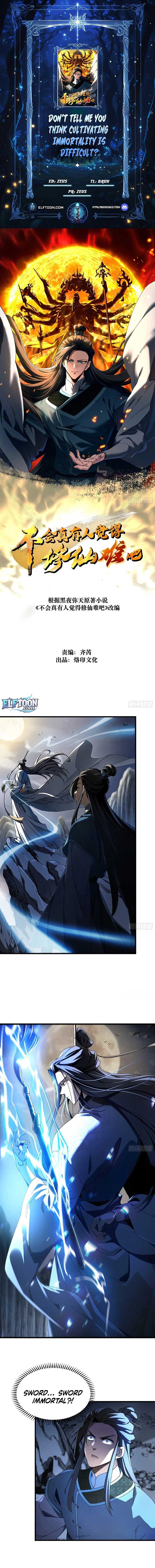 Don’t Tell Me You Think Cultivating Immortality Is Difficult? Chapter 2 41 01
