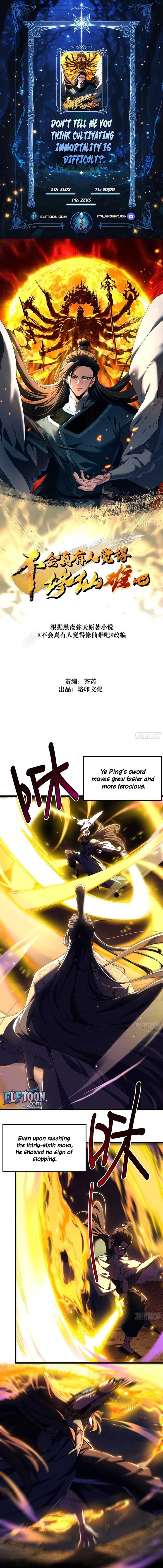 Don’t Tell Me You Think Cultivating Immortality Is Difficult? Chapter 5 38 01