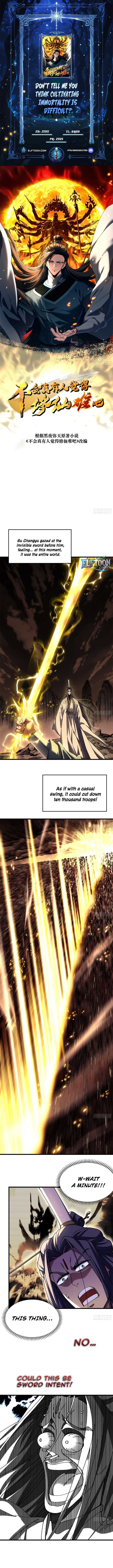 Don’t Tell Me You Think Cultivating Immortality Is Difficult? Chapter 6 29 1