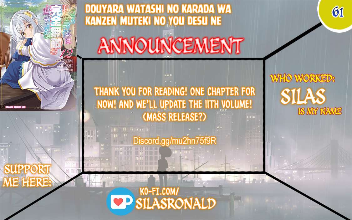 Douyara Watashi No Karada Wa Kanzen Muteki No You Desu Ne Chapter 61 107 1