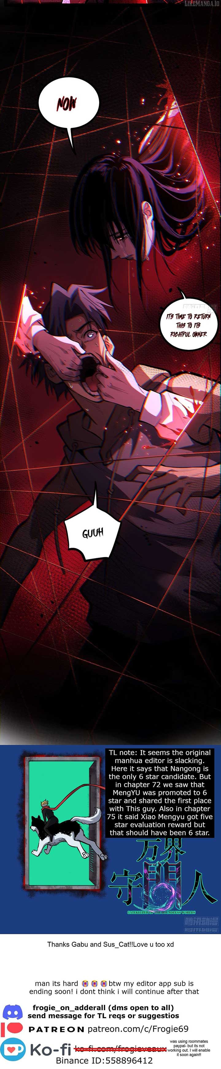 Gatekeeper Of The Boundless World Chapter 77 47 10