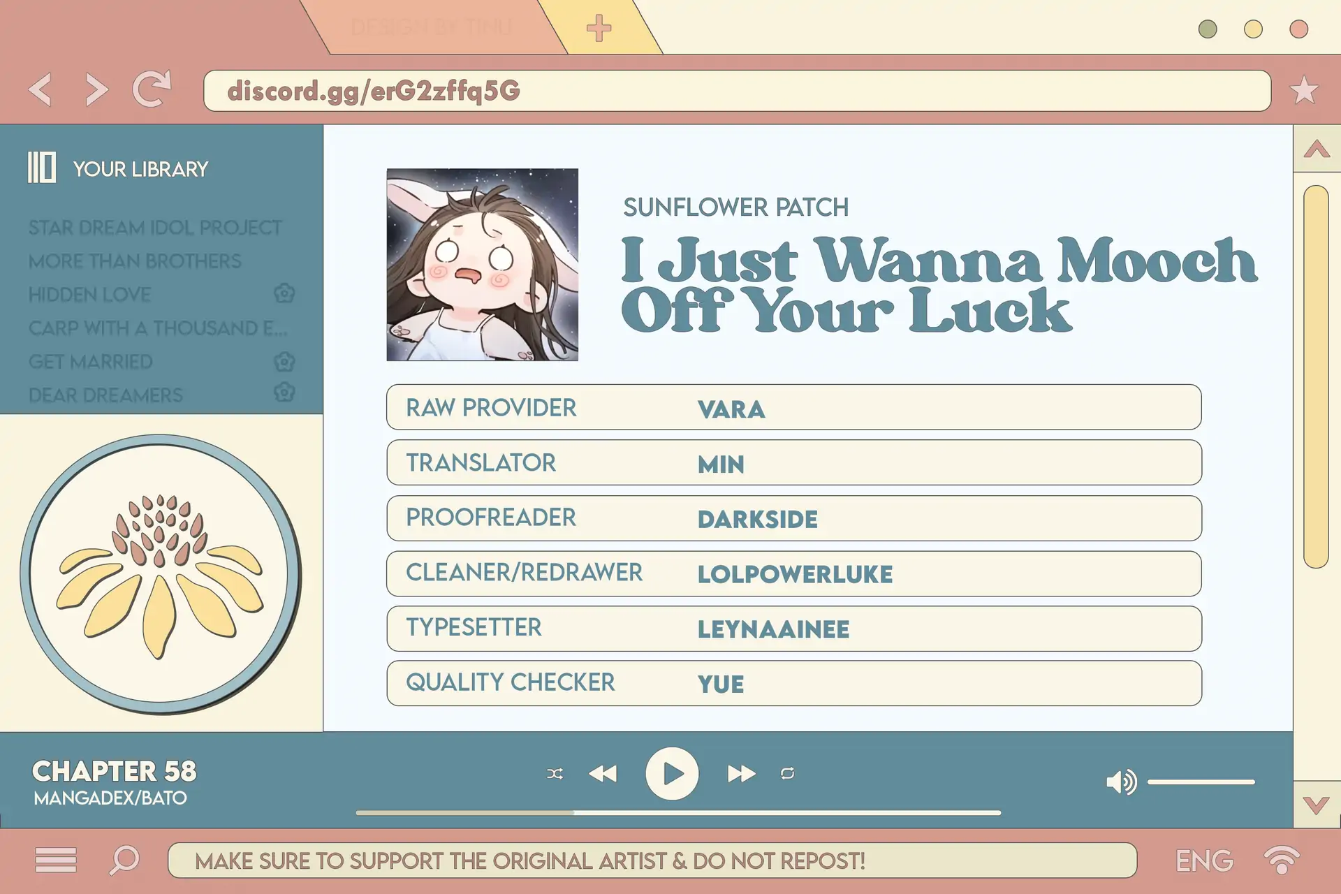 I Just Want To Mooch Off Your Luck Chapter 58 218 ch 58 52