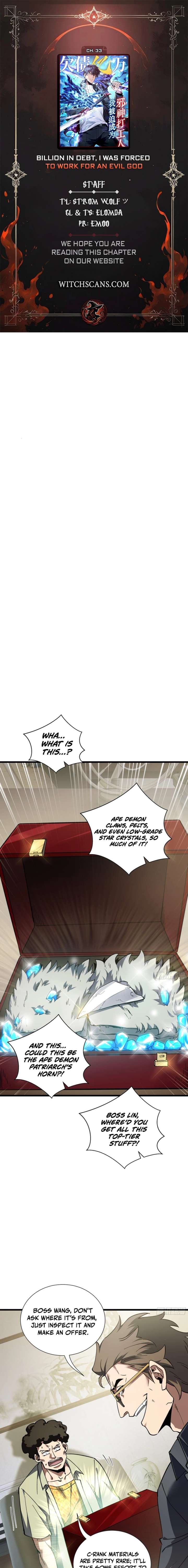I Owe Billions in Debt, So I Was Forced to Work for an Evil God Chapter 33 71 1