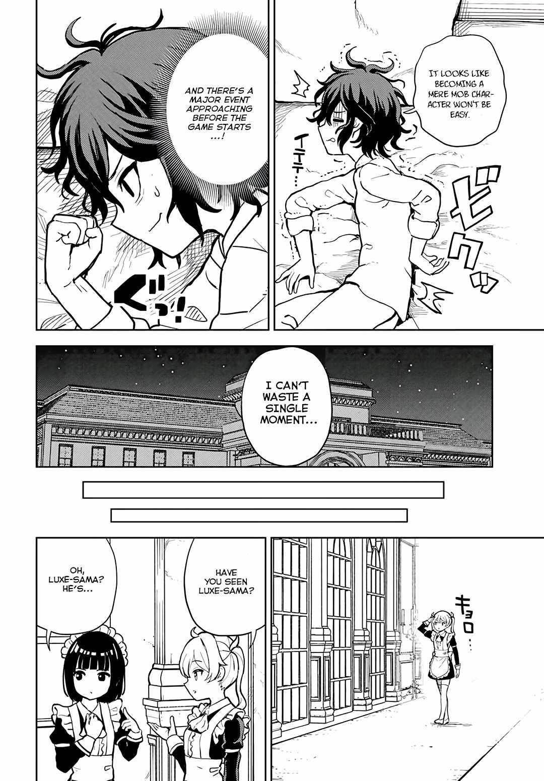 I Was Reincarnated as the Villain With Evil Eyes, so I Aim to Be a Mob Character Chapter 2.1 62 12