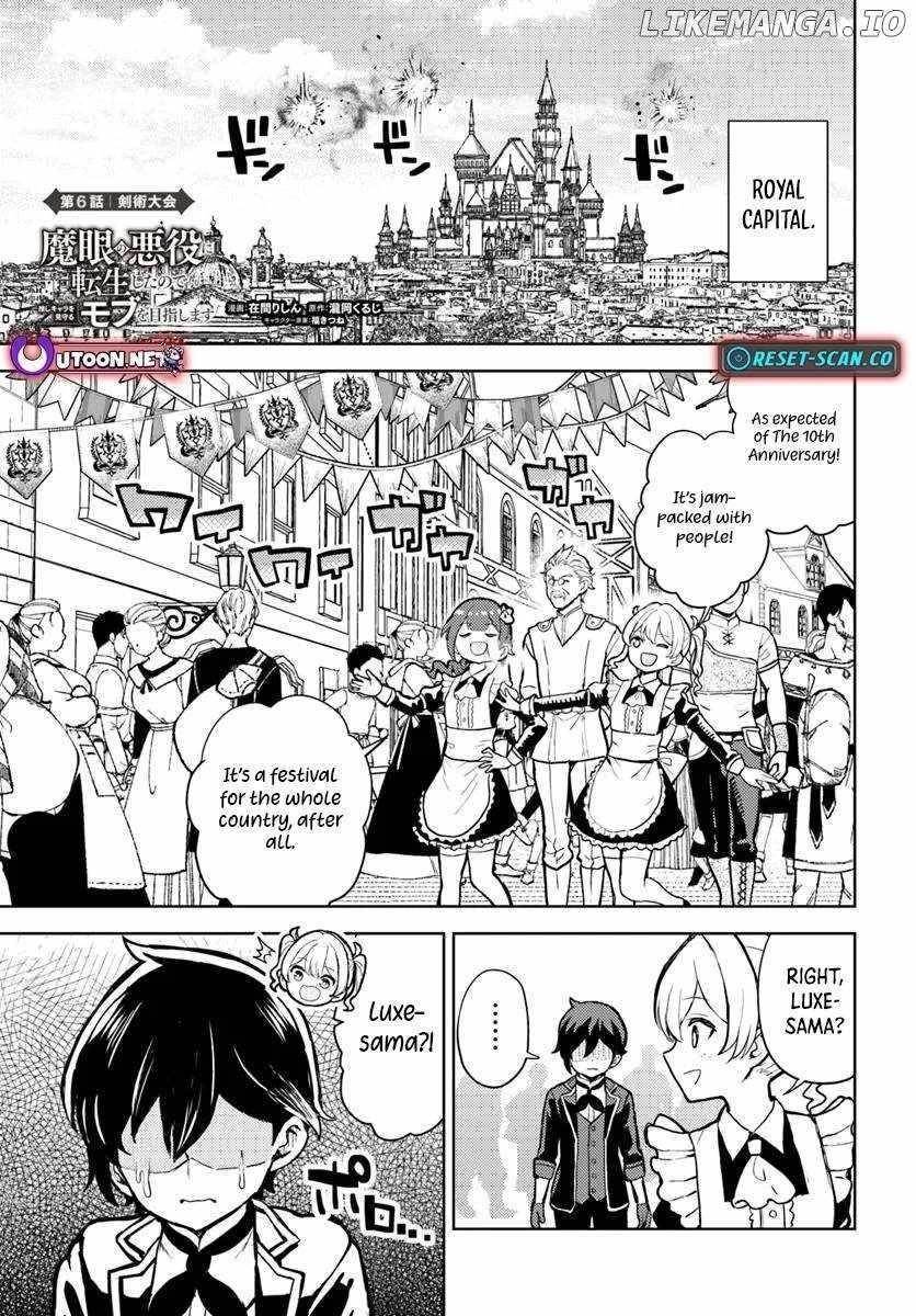 I Was Reincarnated as the Villain With Evil Eyes, so I Aim to Be a Mob Character Chapter 6.1 65 3