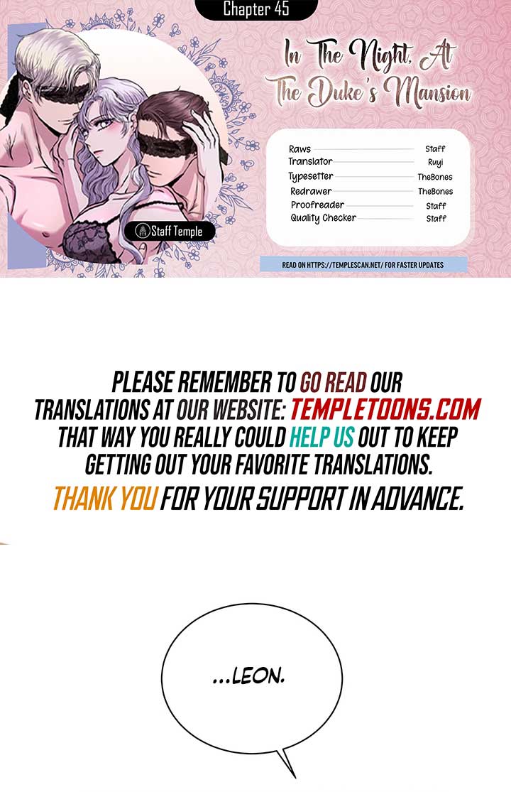 In The Night, At The Duke’s Mansion Chapter 45 191 0