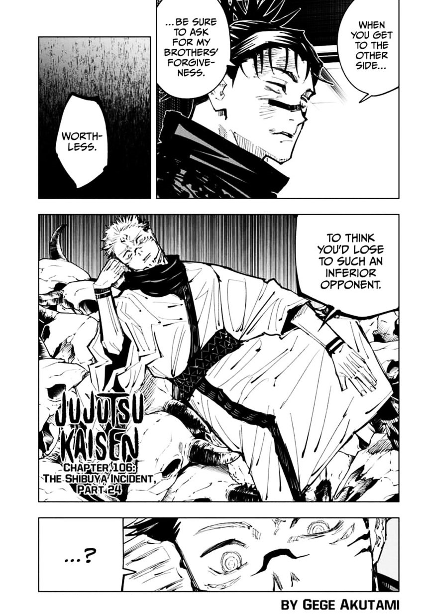 jujutsu kaisen 106 1
