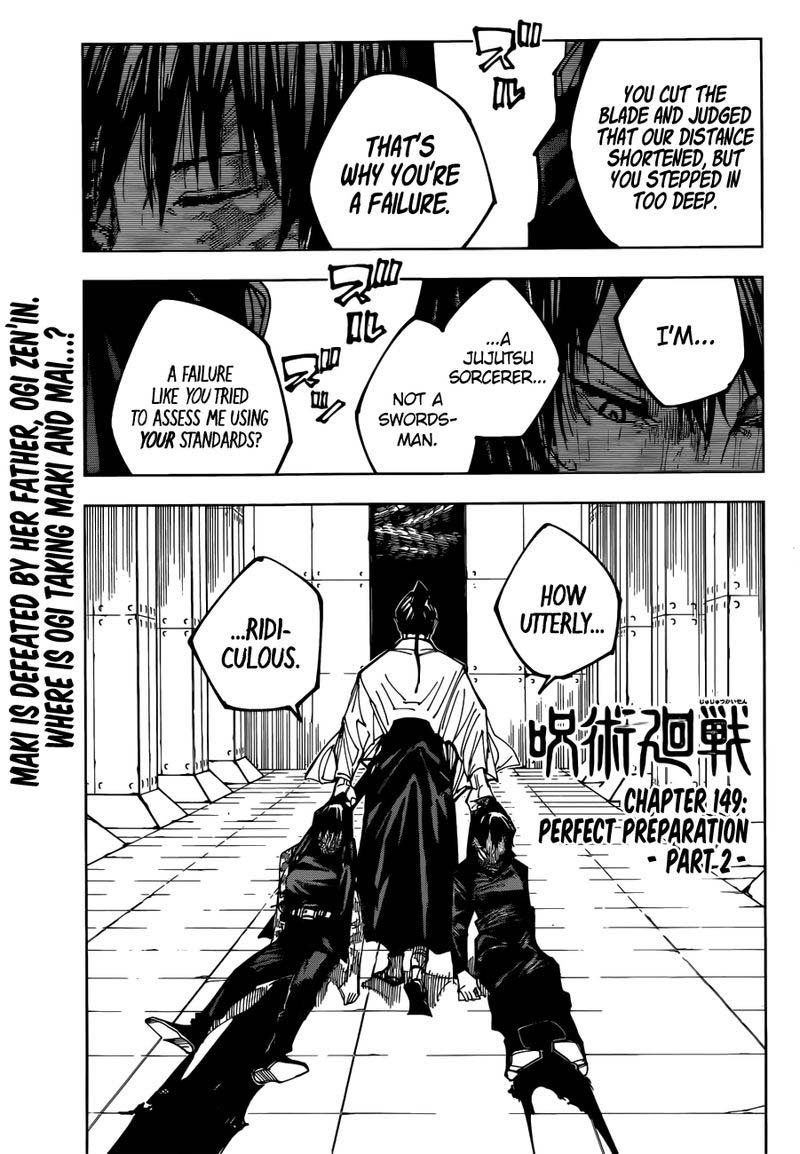 jujutsu kaisen 149 1