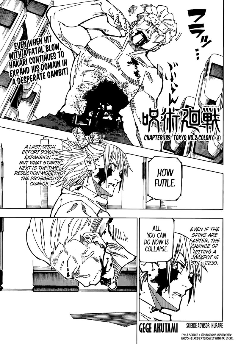 jujutsu kaisen 189 1