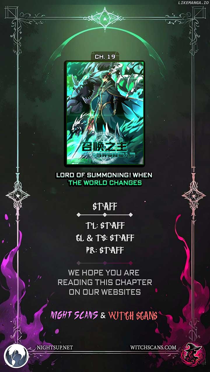 Lord of Summons! Sudden Mutation Chapter 19 32 ch 19 1