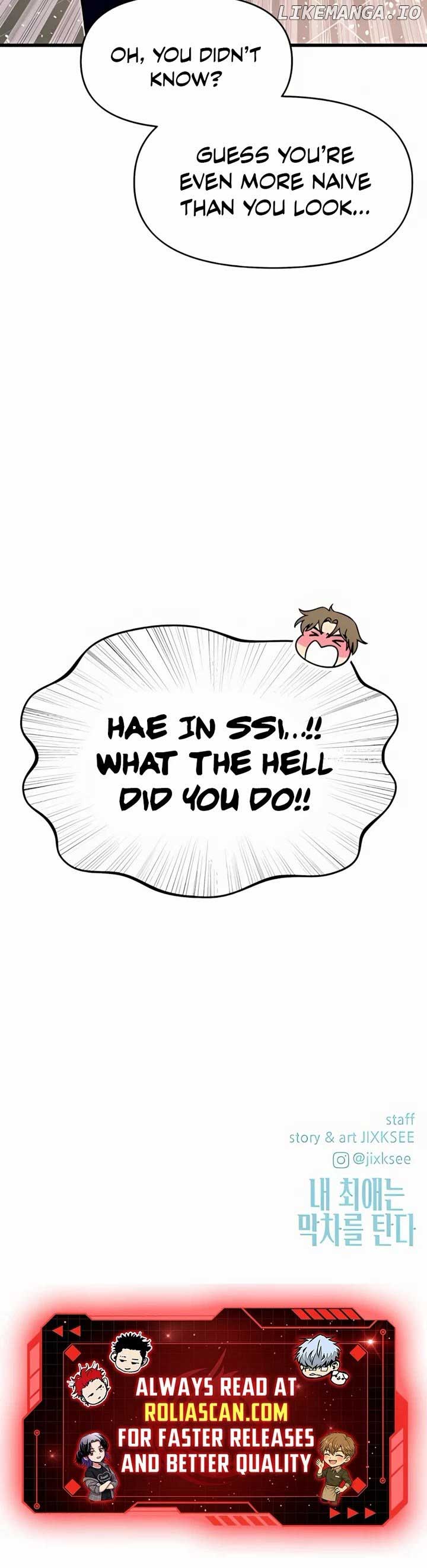 My bias gets on the last train Chapter 37 315 ch 37 77