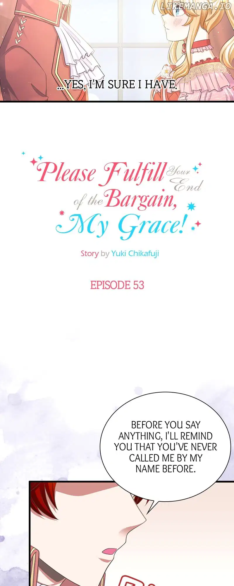Please Fulfill Your End of the Bargain, My Grace! Chapter 53 187 006
