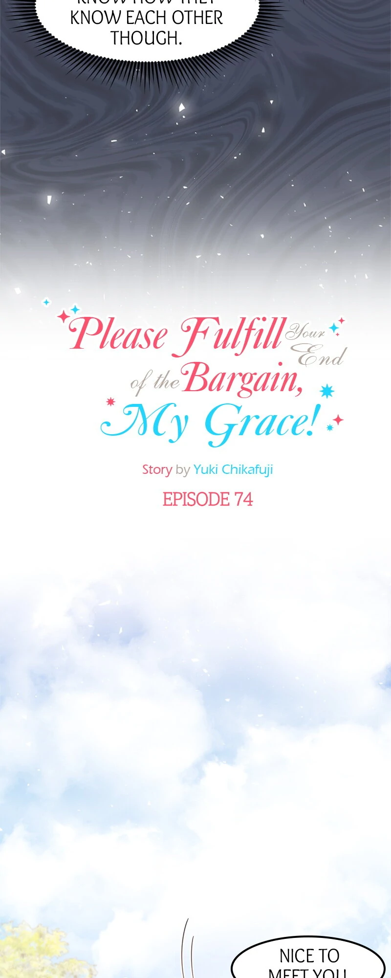 Please Fulfill Your End of the Bargain, My Grace! Chapter 74 178 003