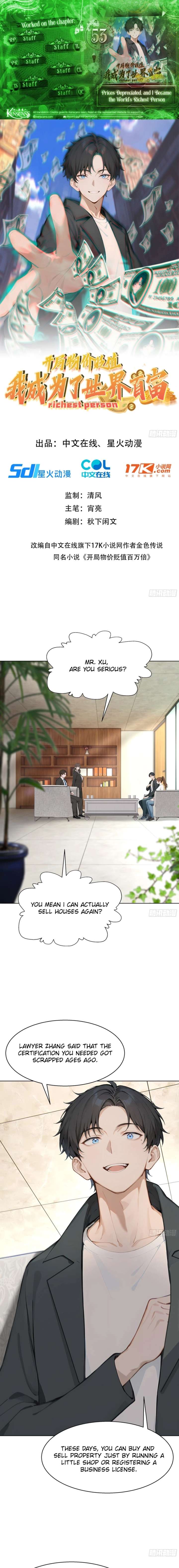 Prices Depreciated, and I Became the World’s Richest Person Chapter 53 56 01