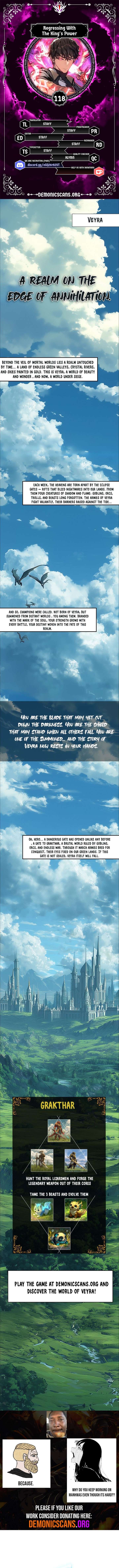 Regressing with the King’s Power Chapter 118 59 0