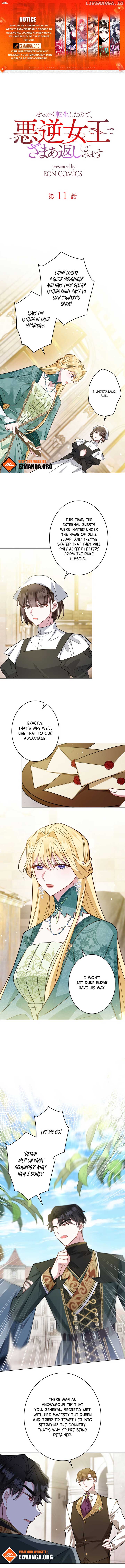 Reincarnated As the Villain Queen to Get My Revenge Chapter 11 44 01