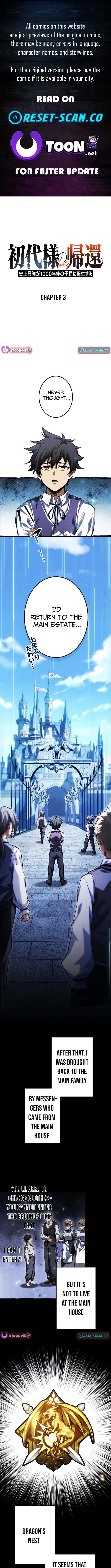 Return of the First Patriarch: The Strongest Reincarnates into His Descendant 1000 Years Later Chapter 3 47 01