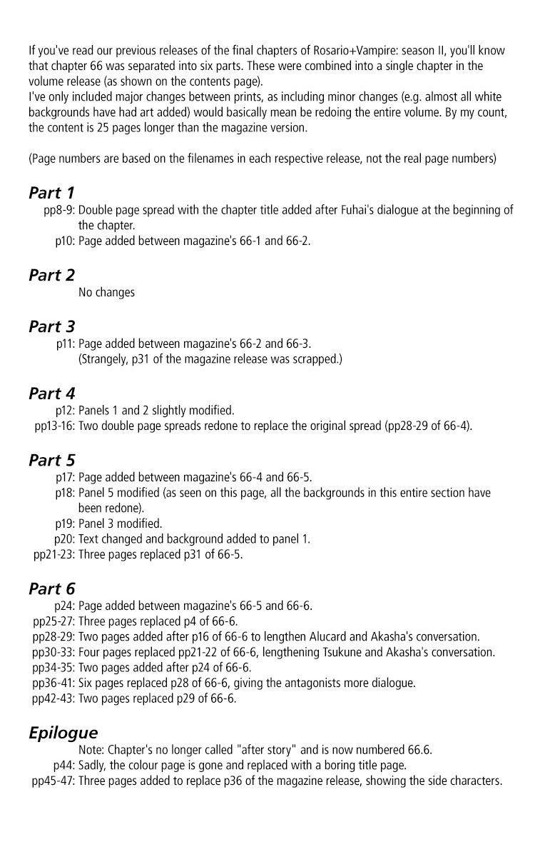 Rosario to Vampire – Season II Chapter 1.5 86 8