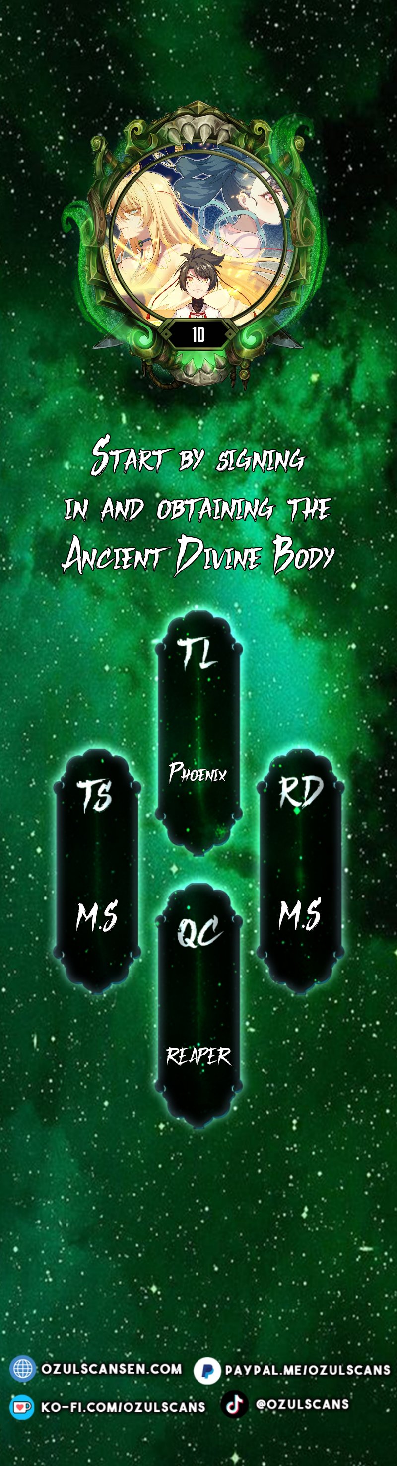 Scoring the Sacred Body of the Ancients from the Get-go Chapter 10 38 0