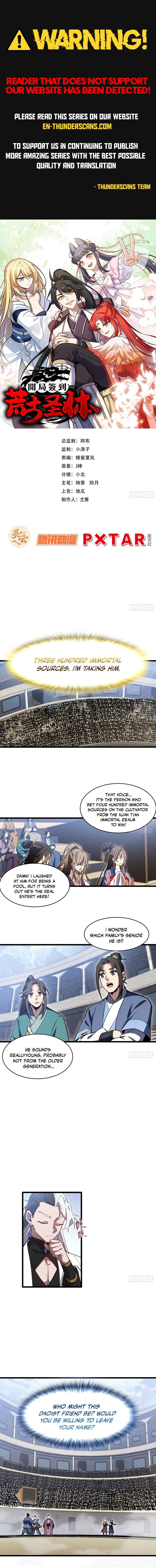 Scoring the Sacred Body of the Ancients from the Get-go Chapter 125 41 0