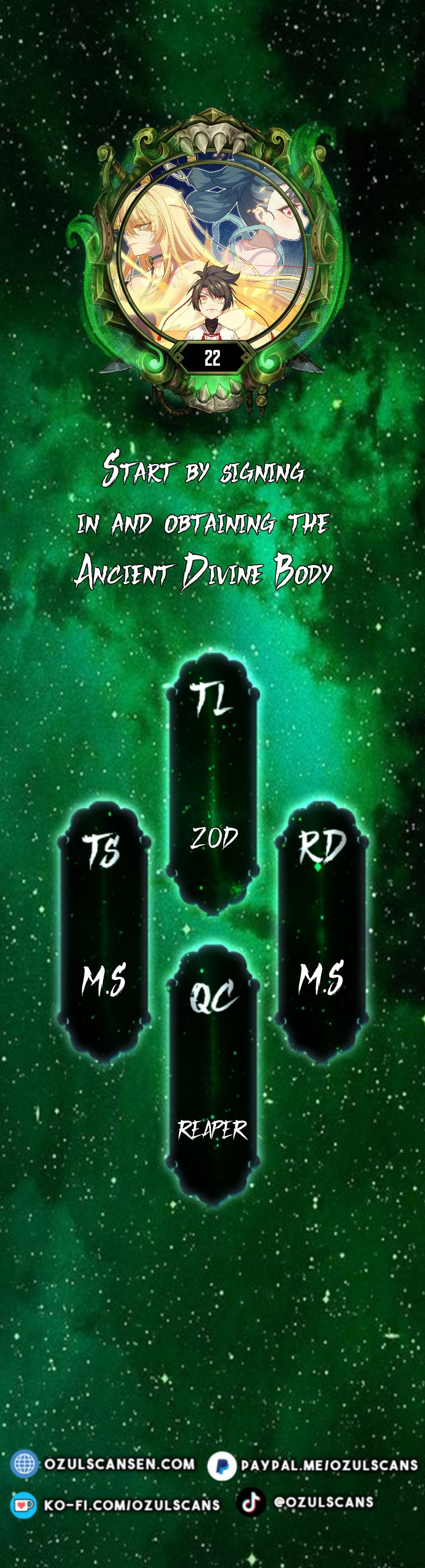 Scoring the Sacred Body of the Ancients from the Get-go Chapter 22 35 0