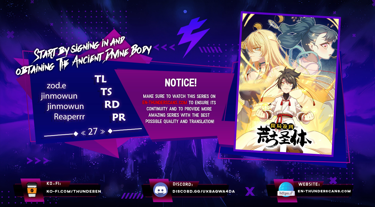 Scoring the Sacred Body of the Ancients from the Get-go Chapter 27 35 0