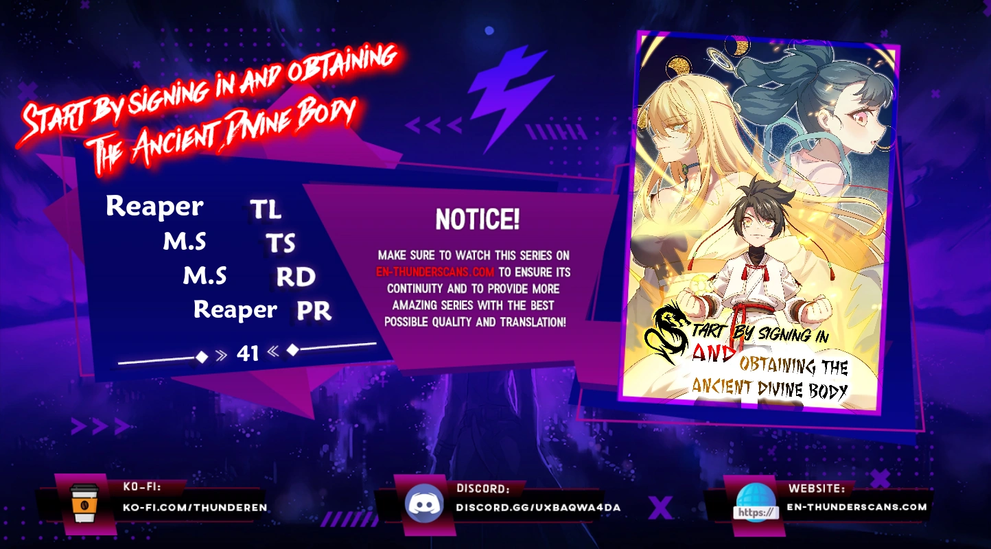 Scoring the Sacred Body of the Ancients from the Get-go Chapter 41 41 0