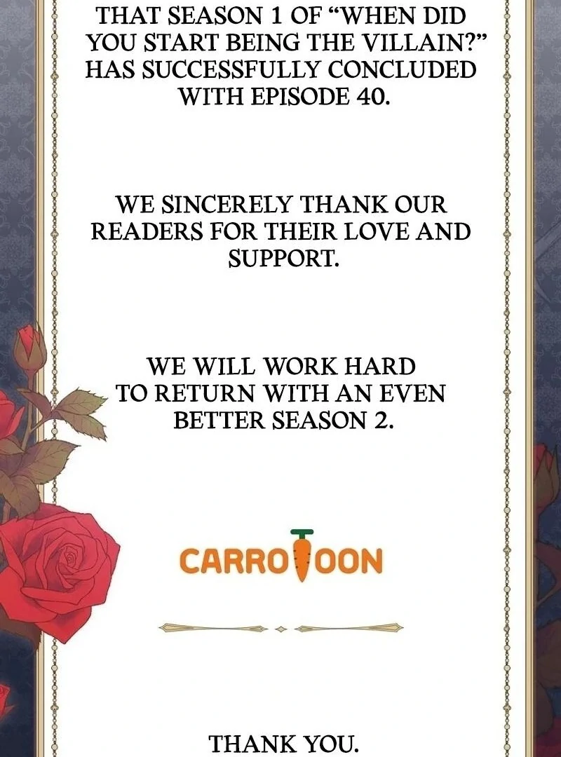 Since When You Were The Villain? Chapter 40 373 90