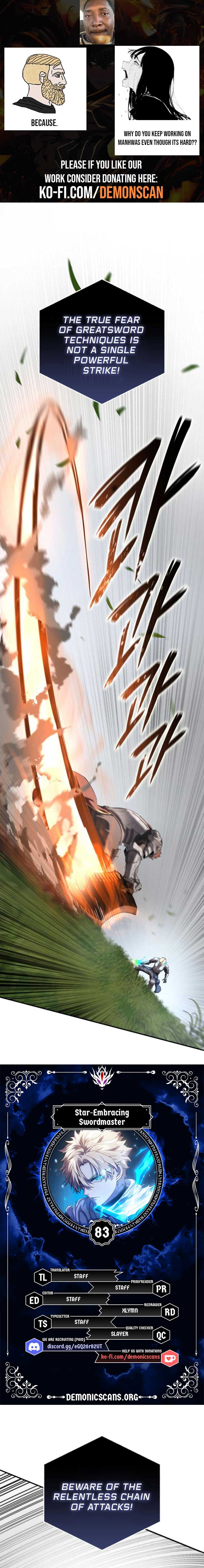 Star-Embracing Swordmaster Chapter 83 59 0