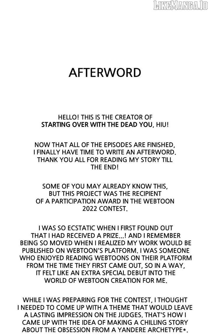 Starting Over With the Dead You Chapter 55.5 86 01