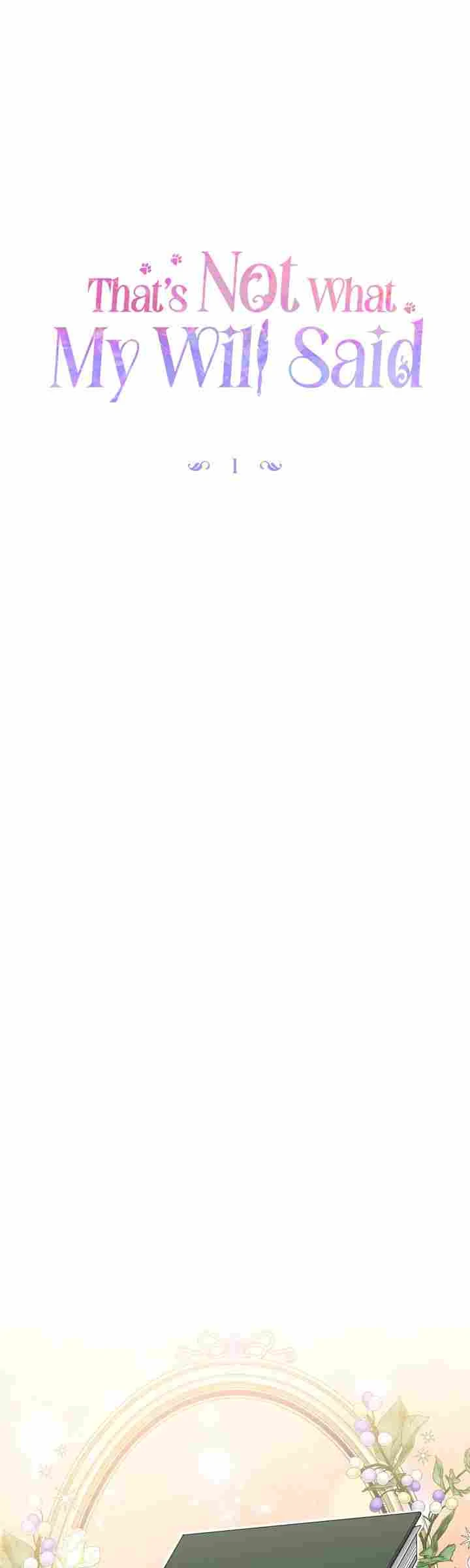 That’s Not What My Will Said Chapter 1 257 ch 1 25