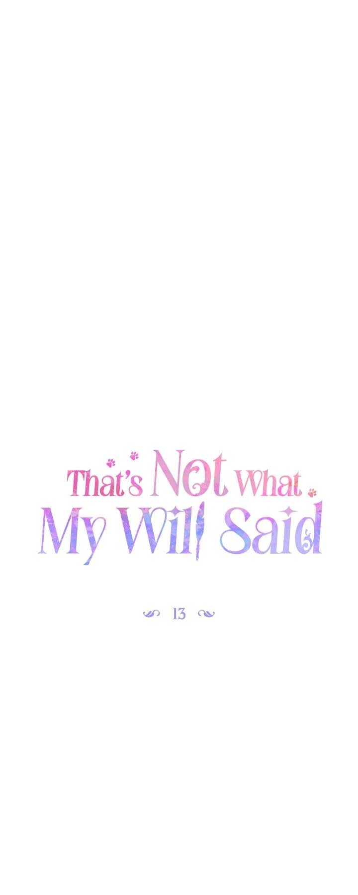 That’s Not What My Will Said Chapter 13 292 ch 13 30